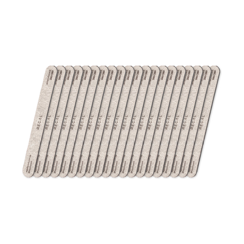 standard emeryboard 280/280 nail file 20 pack