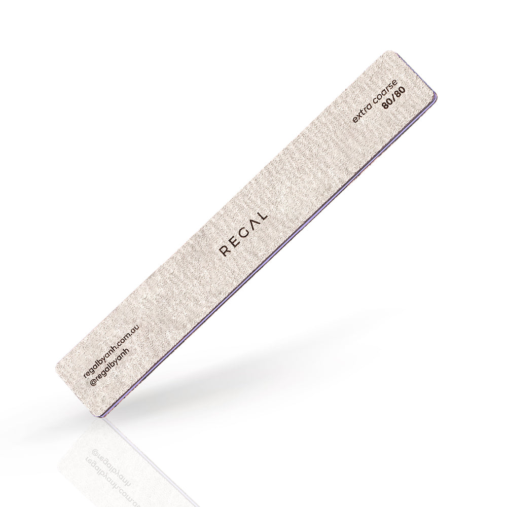 rectangle extra coarse 80/80 nail file 1pc
