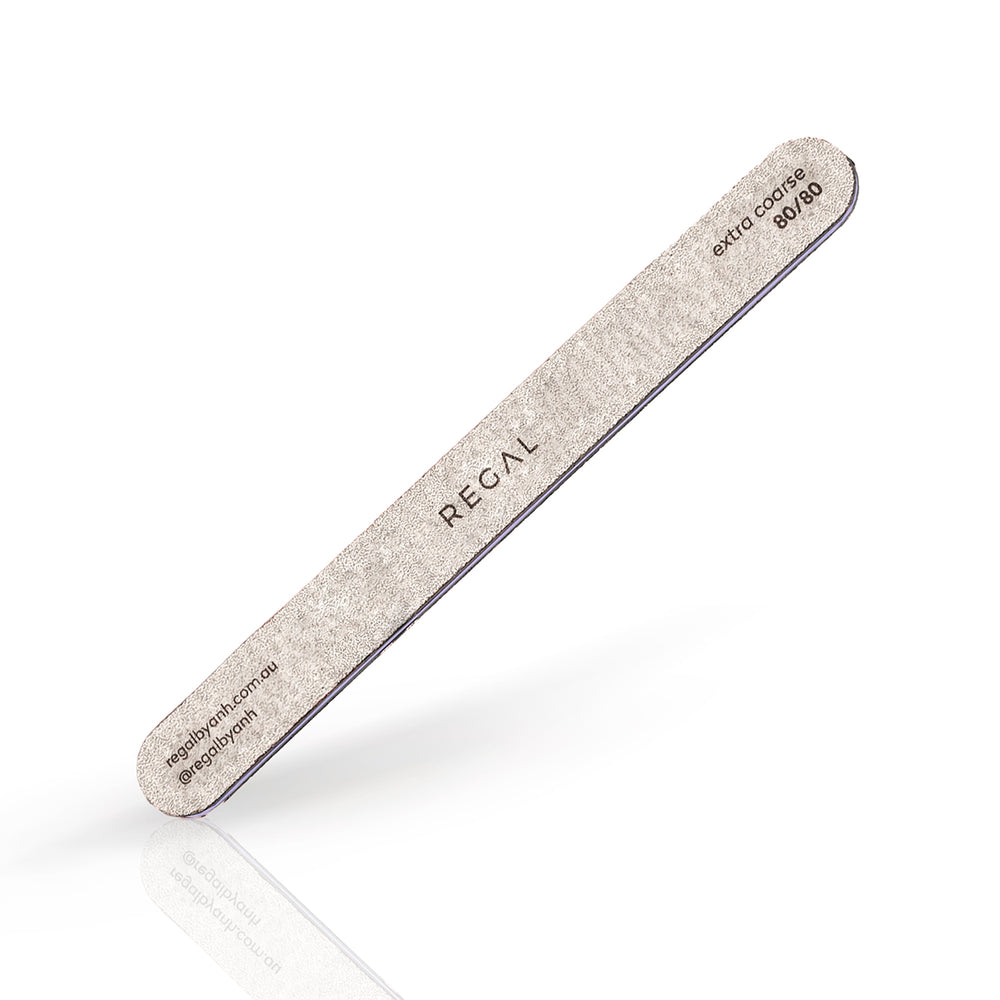 Regal by Anh Standard Extra Coarse 80/80 Nail File (1pc)